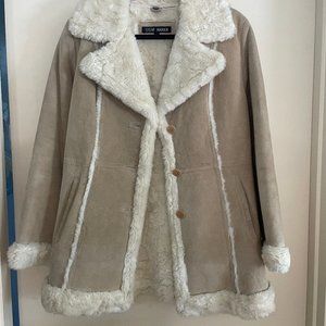 Steve Madden suede/shearling coat, size small, worn once